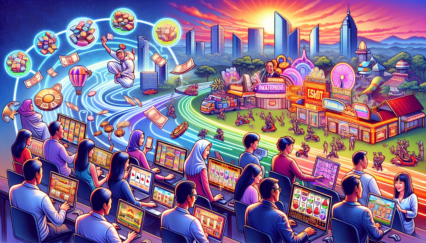 The Rise of Online Slots in Indonesia: An Entertaining Journey